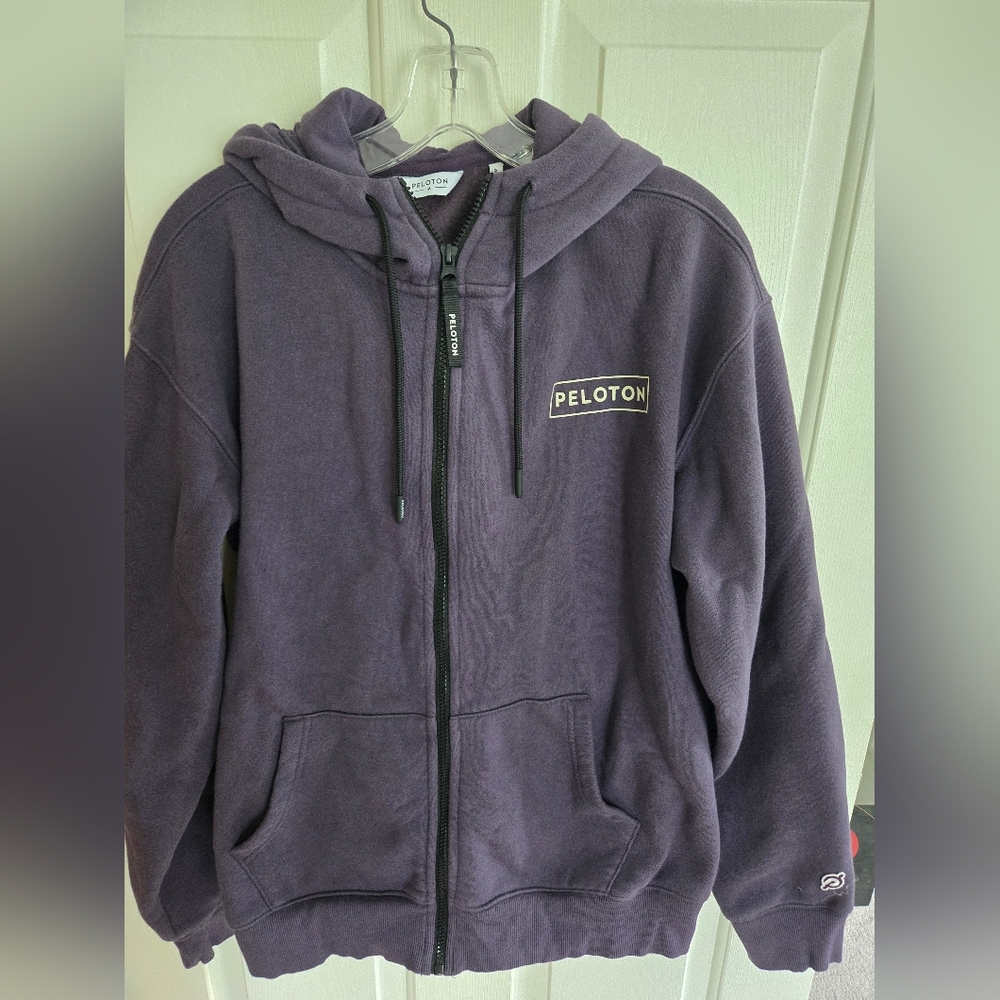 Peloton Purple Hoodie with Logo